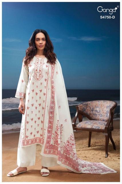 Ganga eaelith 4750 dress material cheap wholesale